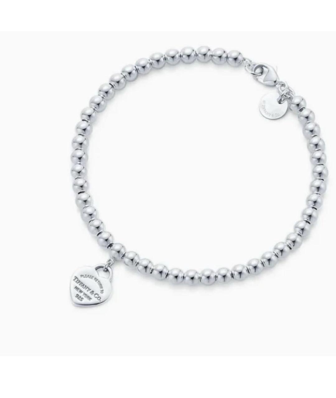 TIFFANY&CO Красный серебряный браслет, фото 3