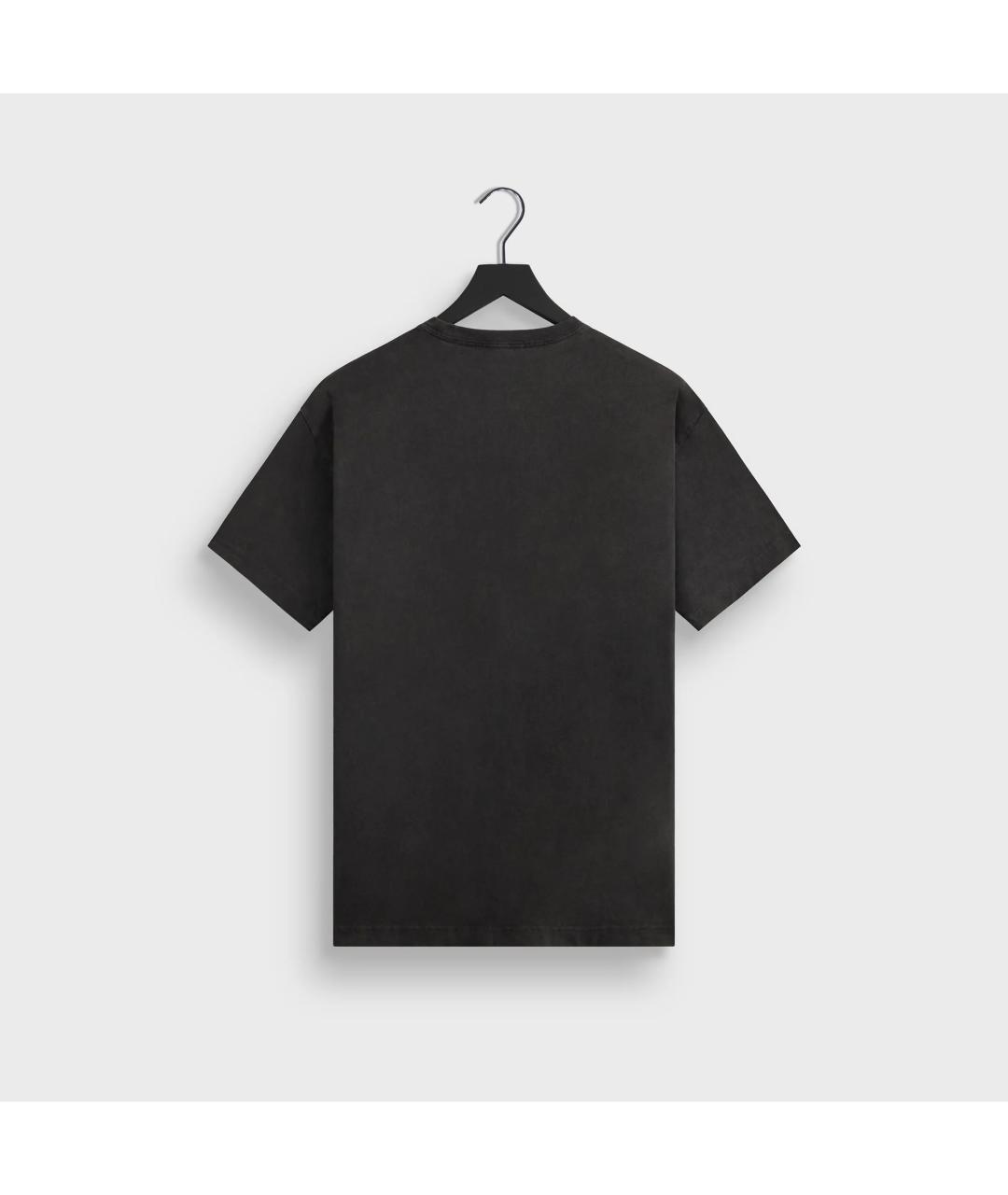 KITH Черная хлопковая футболка, фото 2