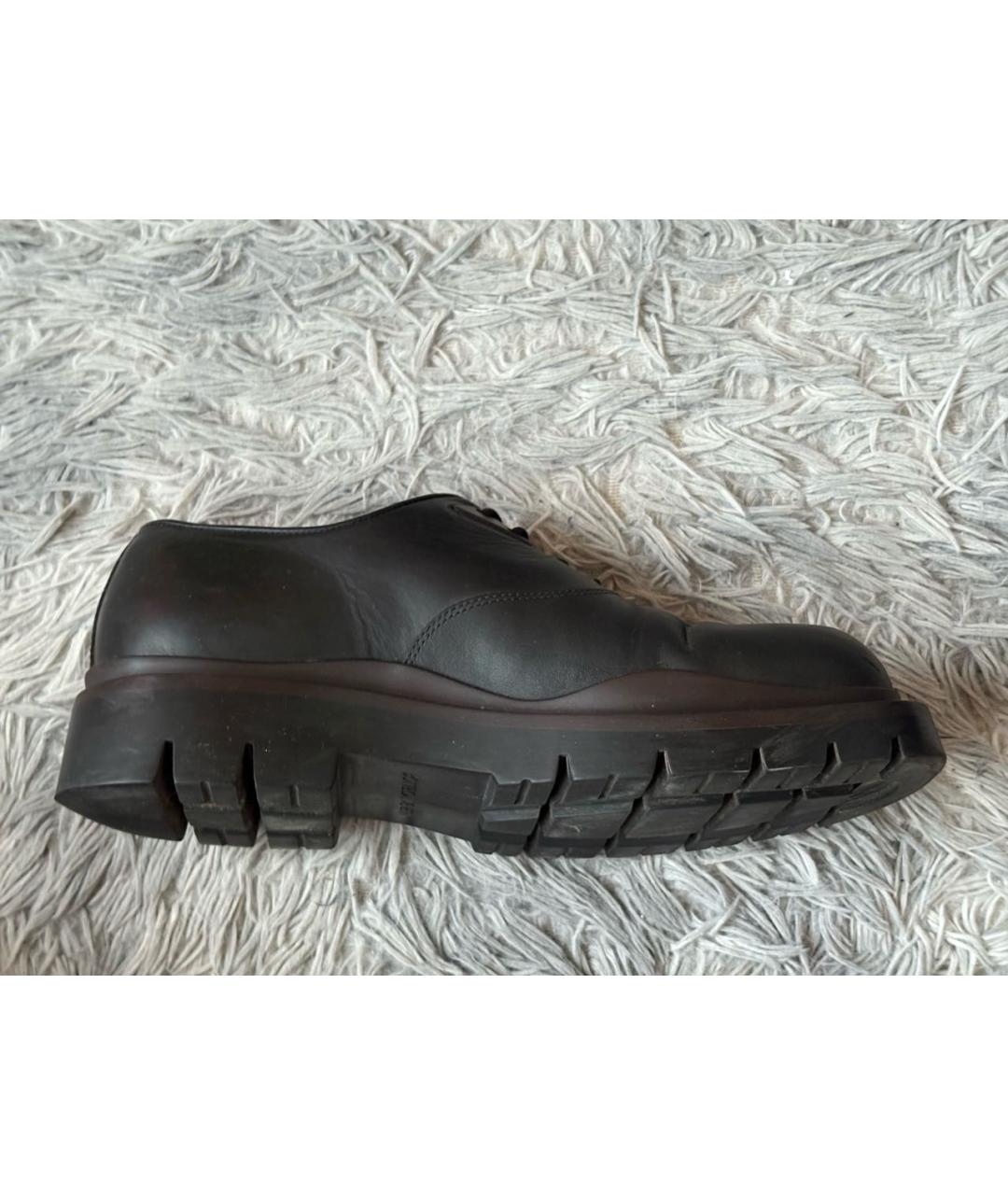 BOTTEGA VENETA Черные кожаные туфли, фото 3