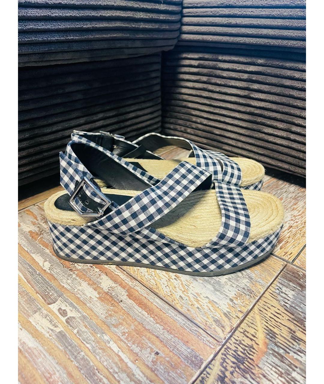 RAG & BONE Мульти текстильные босоножки, фото 8