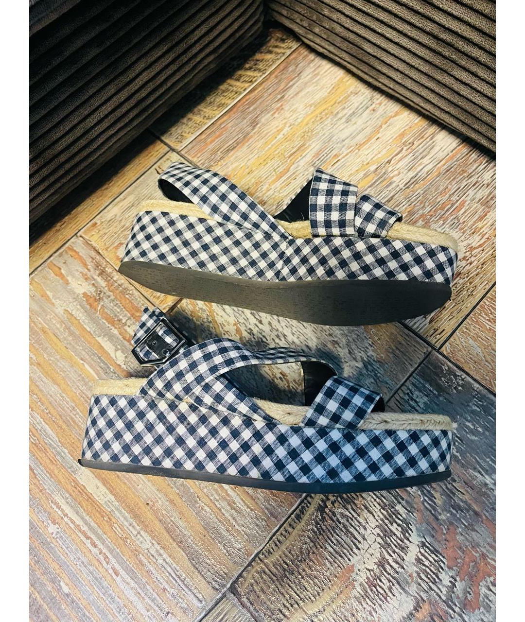 RAG & BONE Мульти текстильные босоножки, фото 4