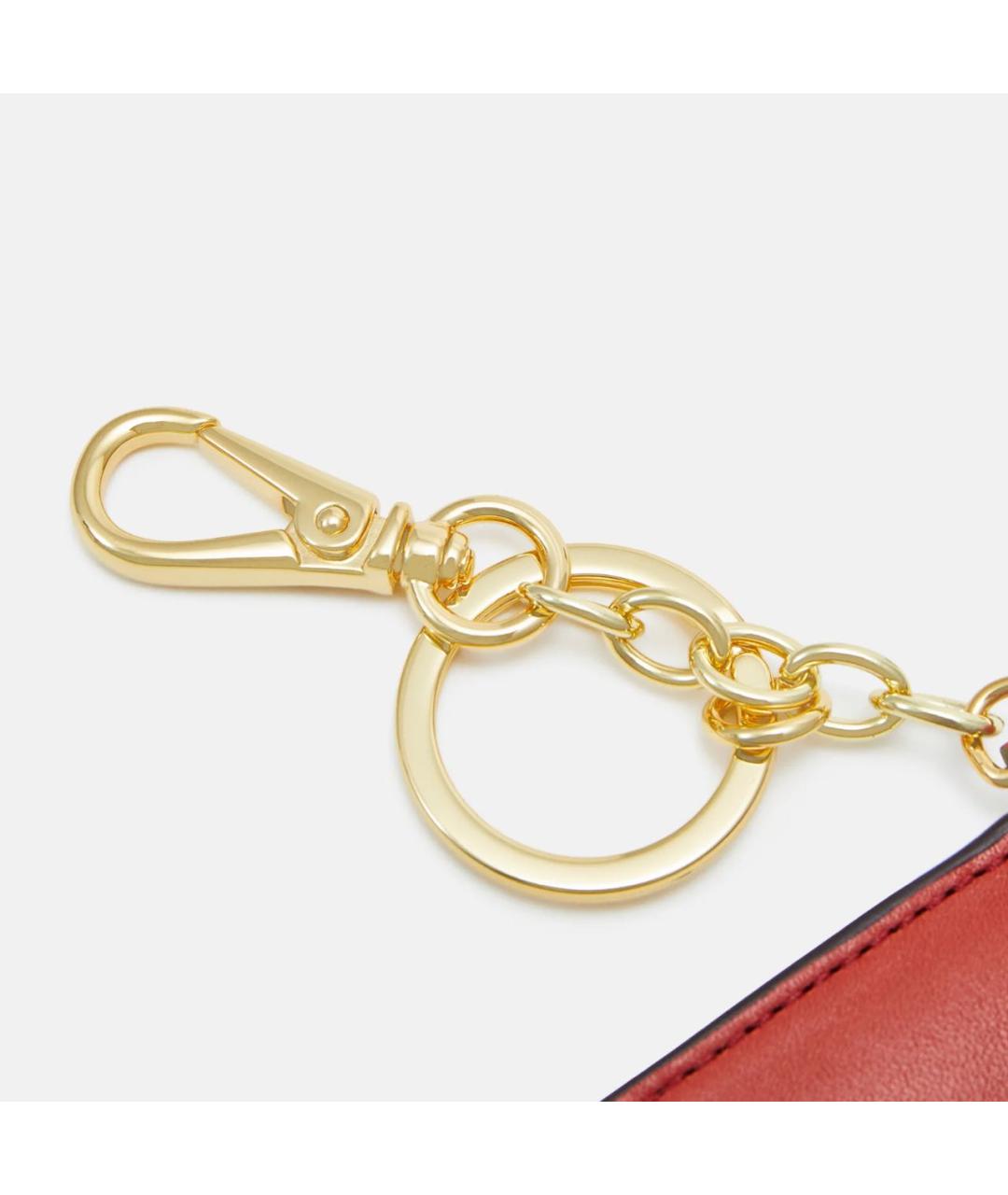 RALPH LAUREN Красный кожаный кошелек, фото 4