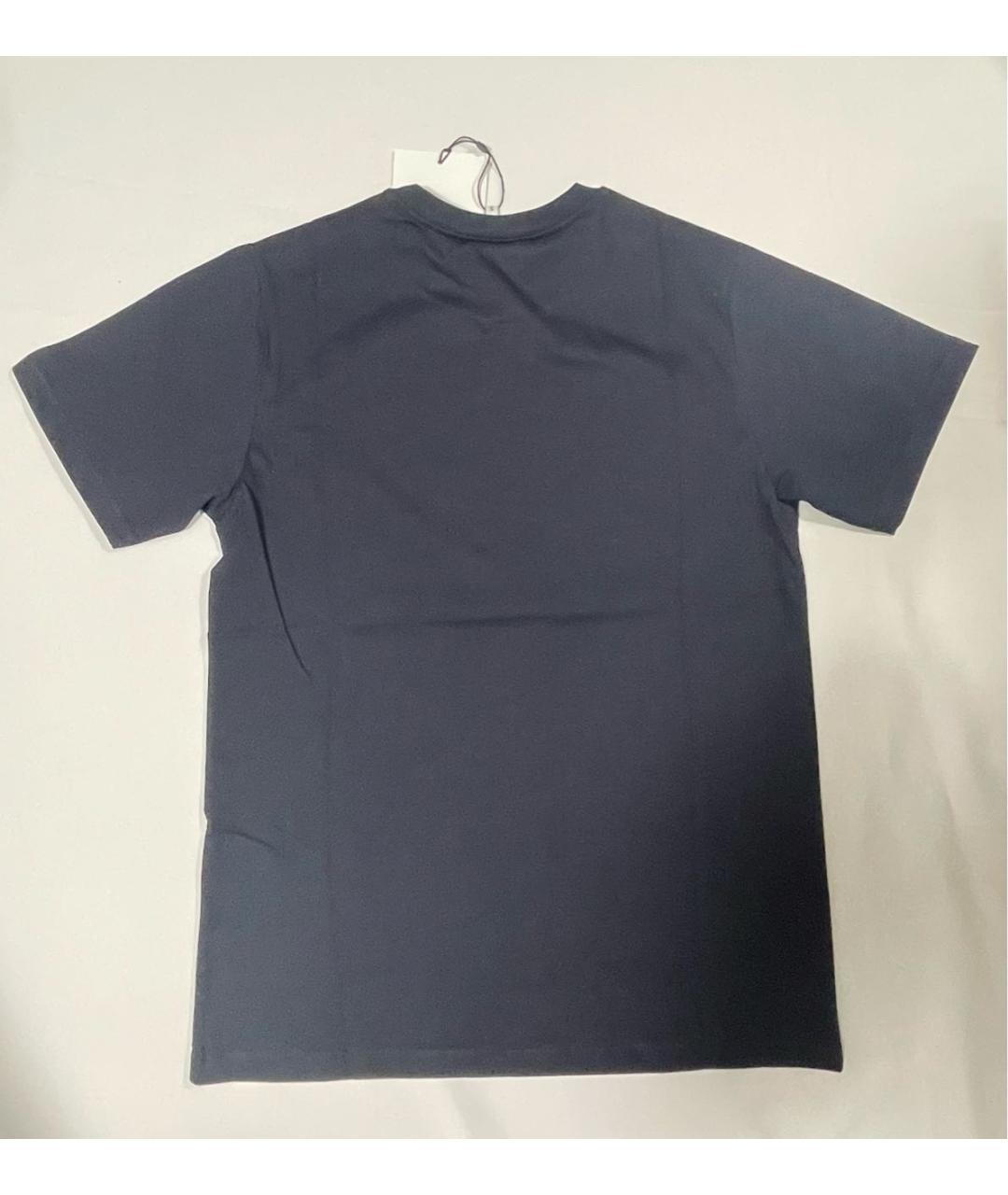 KENZO Темно-синяя хлопковая футболка, фото 2