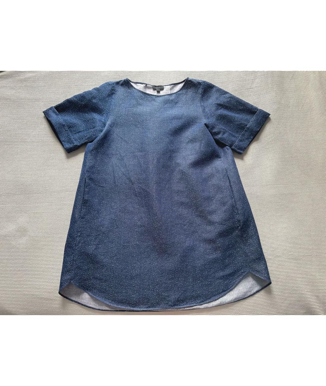 COS Темно-синее повседневное платье, фото 2