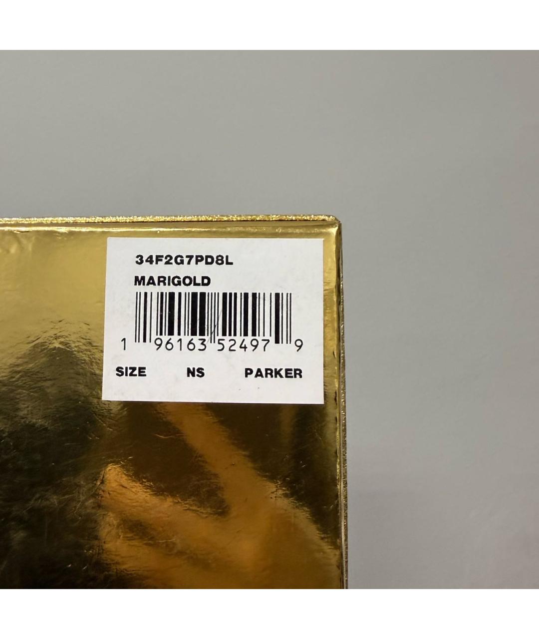 MICHAEL KORS Желтый кожаный кошелек, фото 7