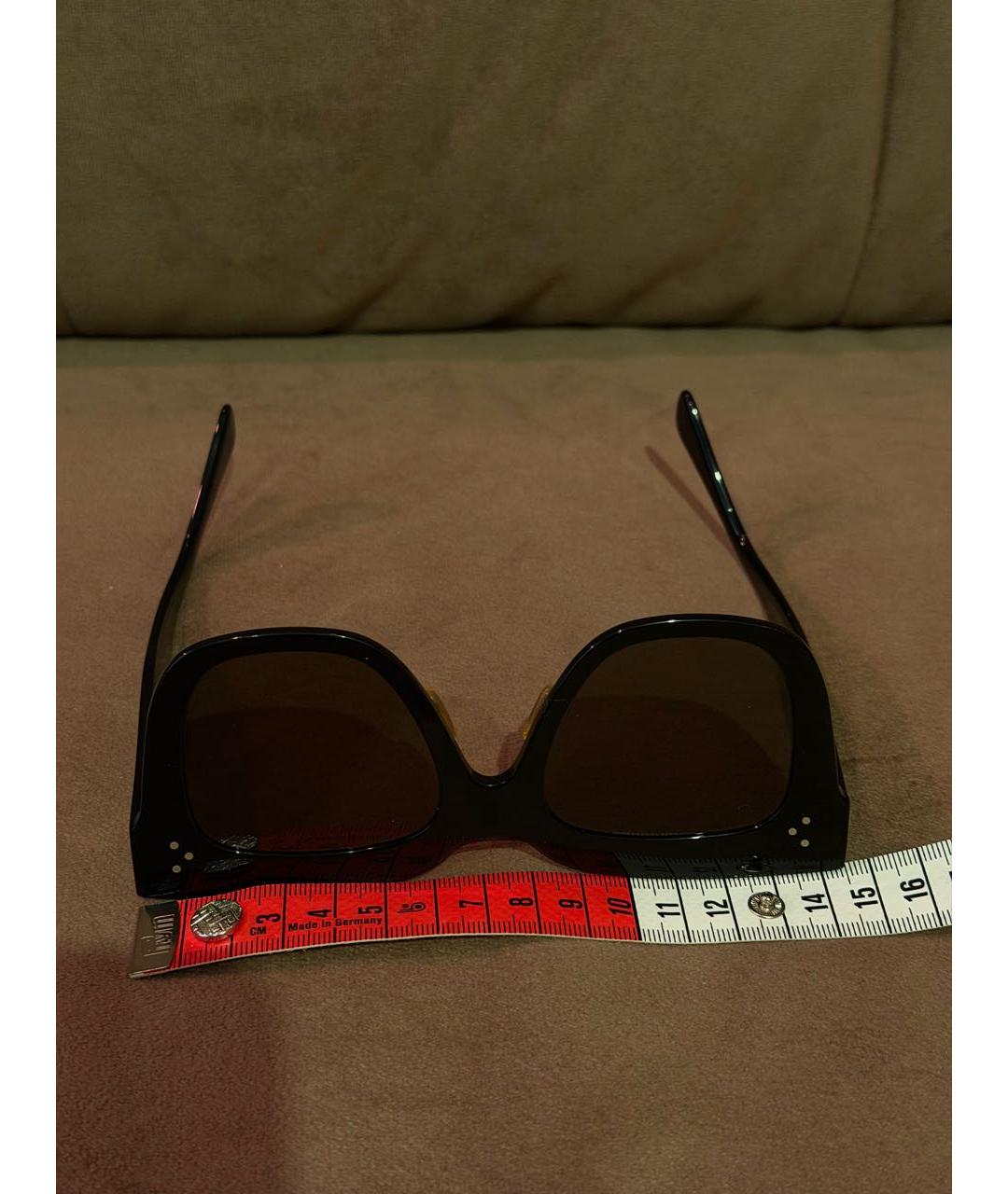 CELINE Черные пластиковые солнцезащитные очки, фото 6
