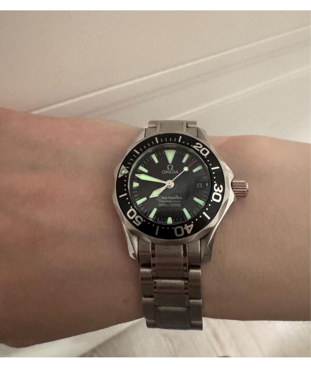 OMEGA Серебряные часы, фото 8