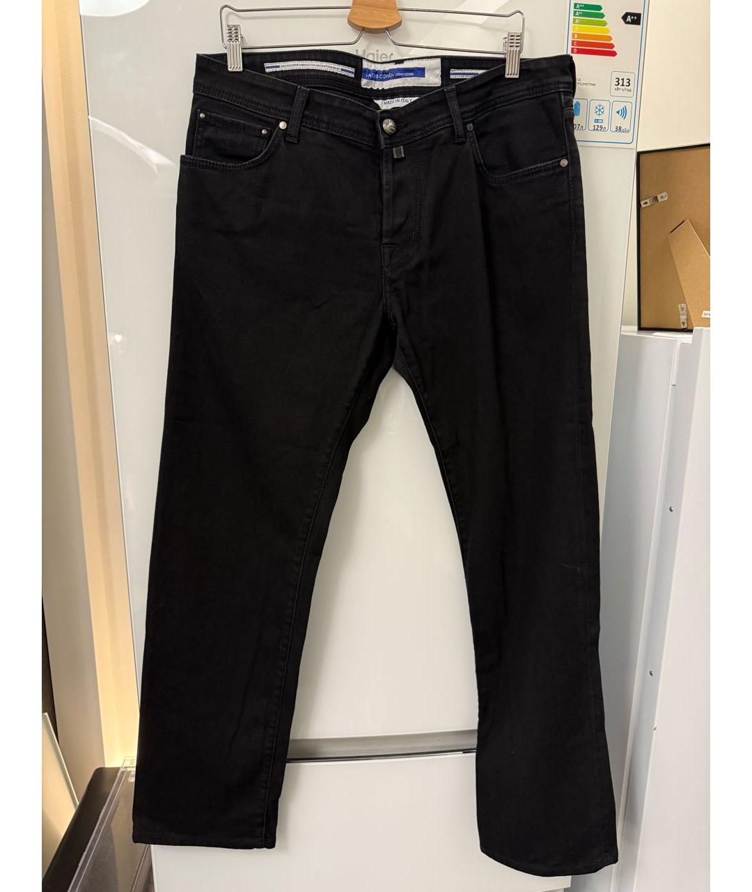 JACOB COHEN Антрацитовые хлопковые джинсы, фото 6