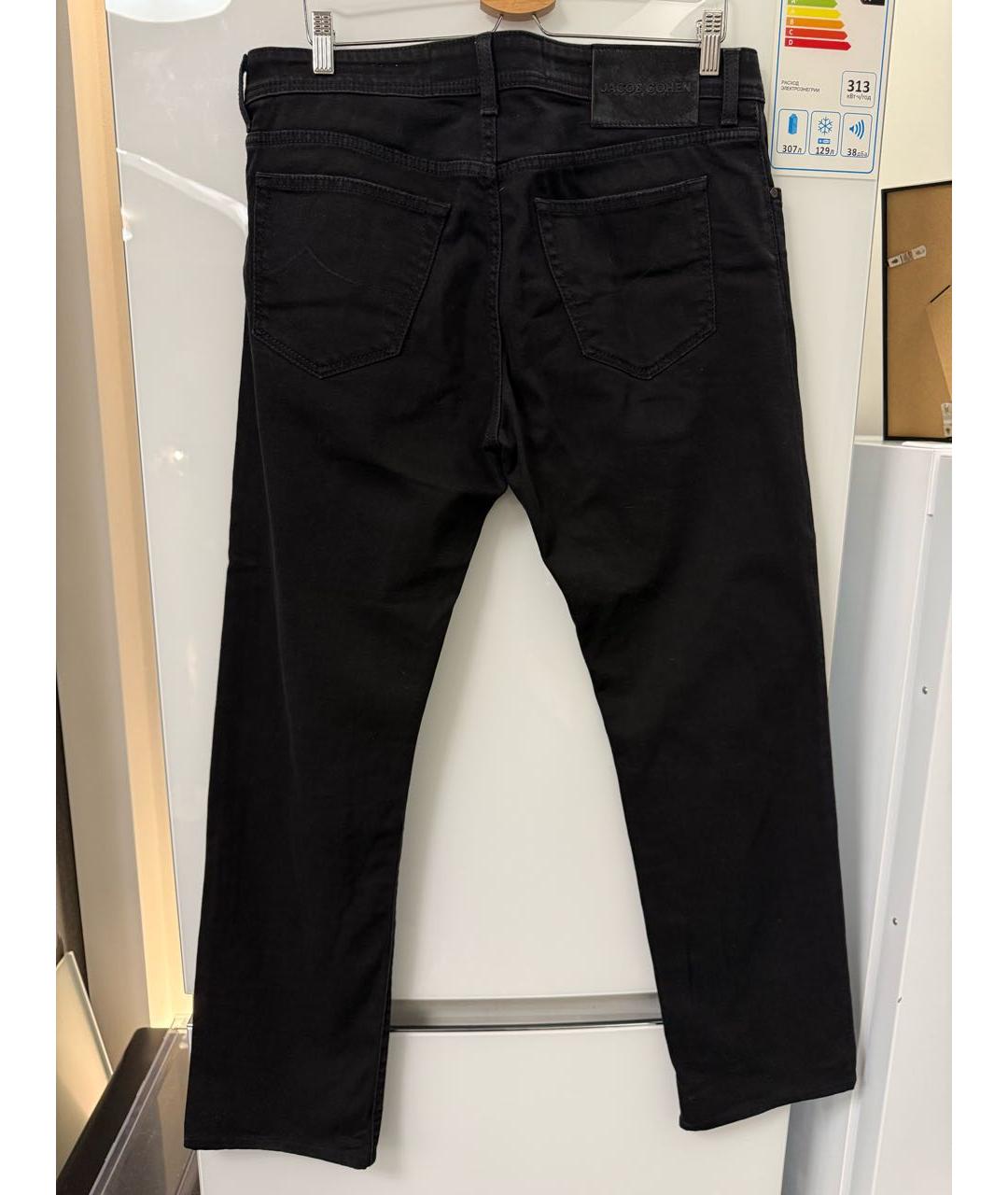 JACOB COHEN Антрацитовые хлопковые джинсы, фото 2
