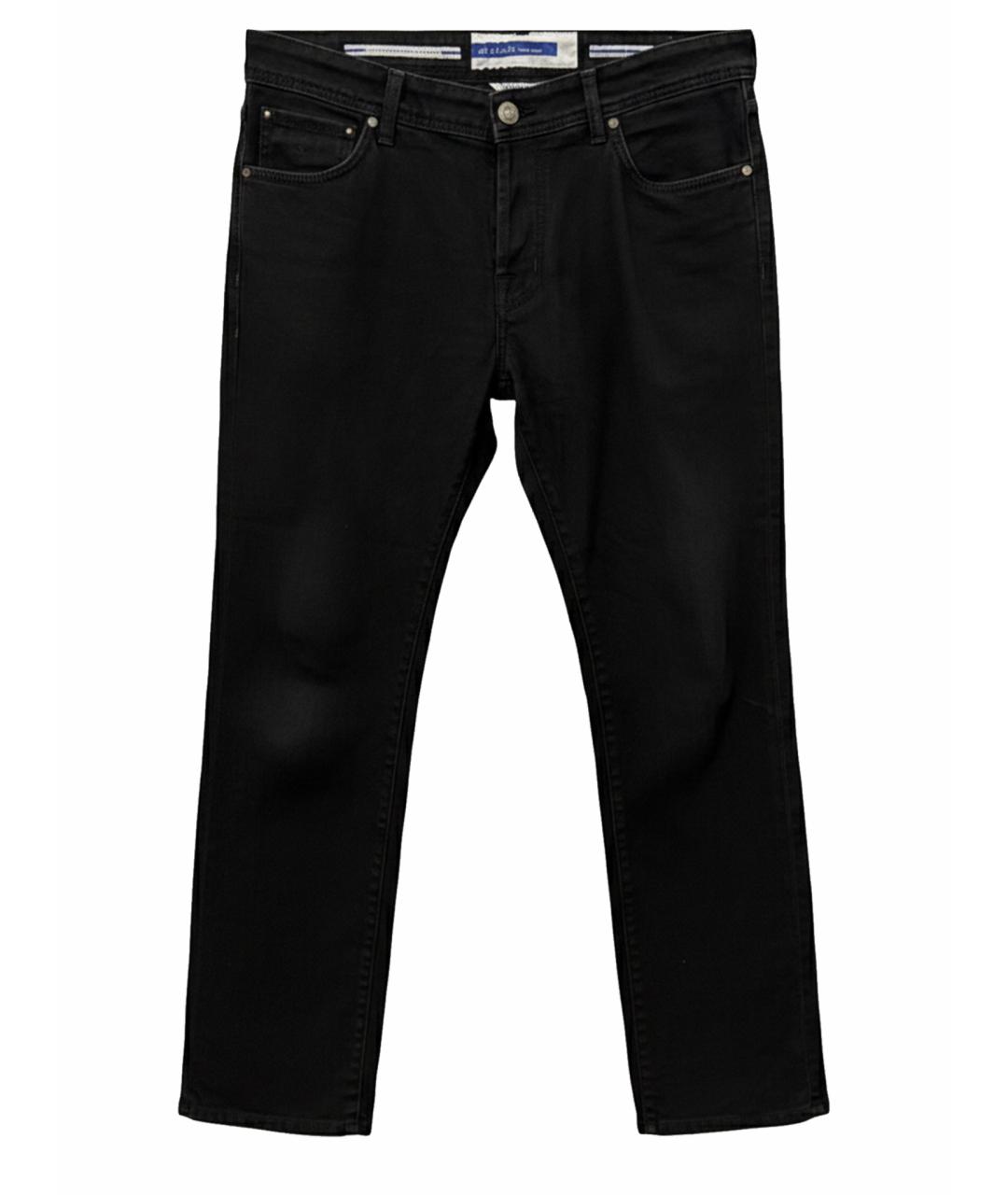 JACOB COHEN Антрацитовые хлопковые джинсы, фото 1