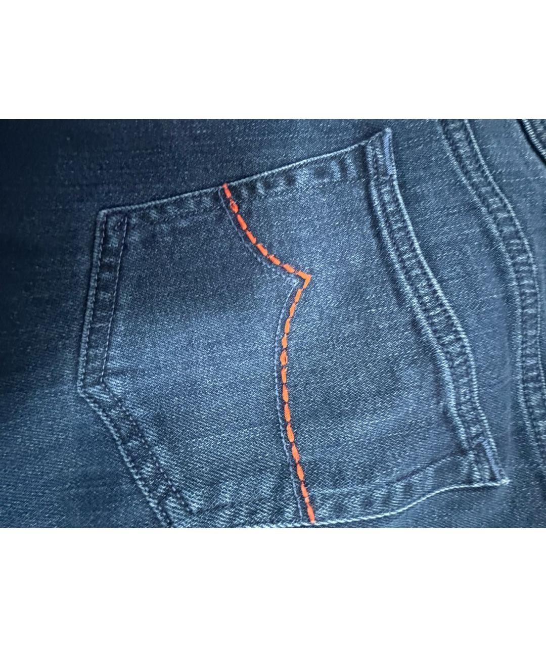 JACOB COHEN Синие хлопковые джинсы, фото 5