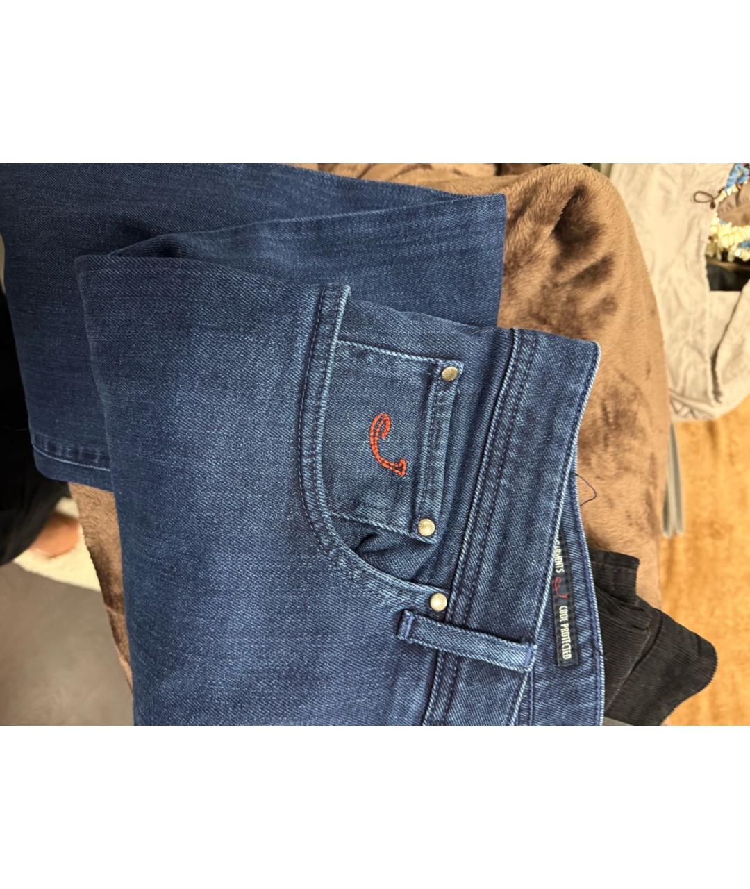 JACOB COHEN Синие хлопковые джинсы, фото 4