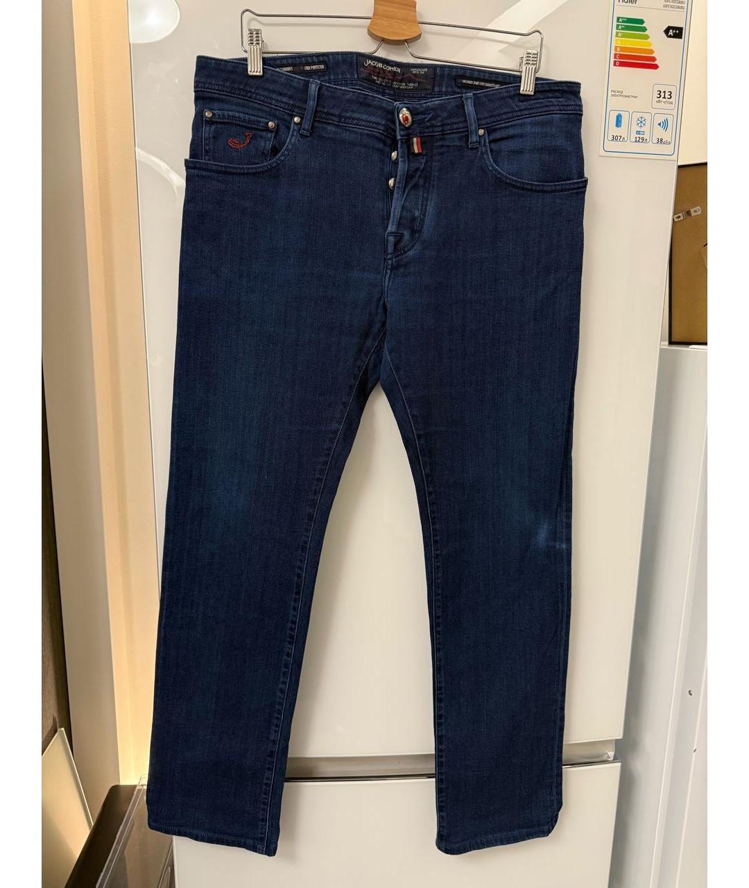 JACOB COHEN Синие хлопковые джинсы, фото 7