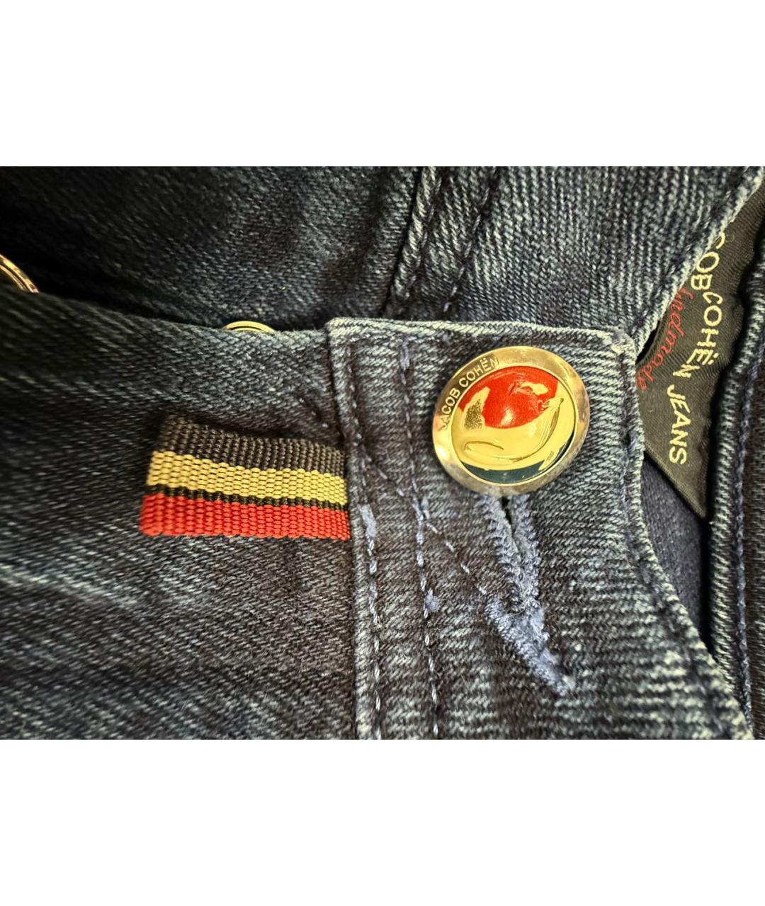 JACOB COHEN Синие хлопковые джинсы, фото 6
