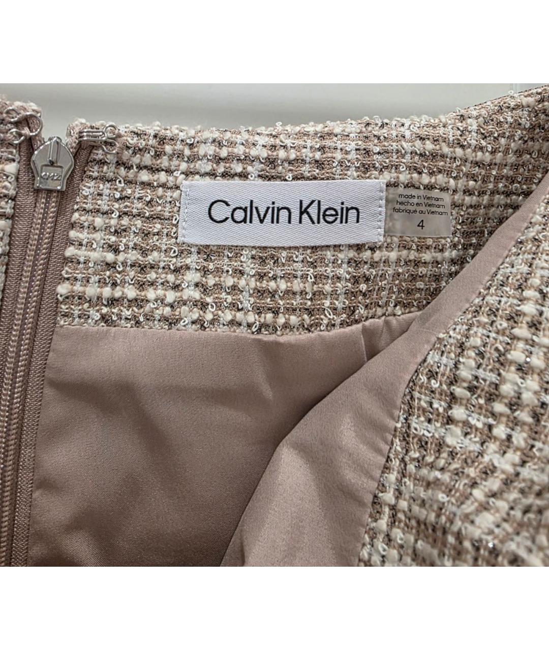 CALVIN KLEIN Розовый полиэстеровый костюм с юбками, фото 6