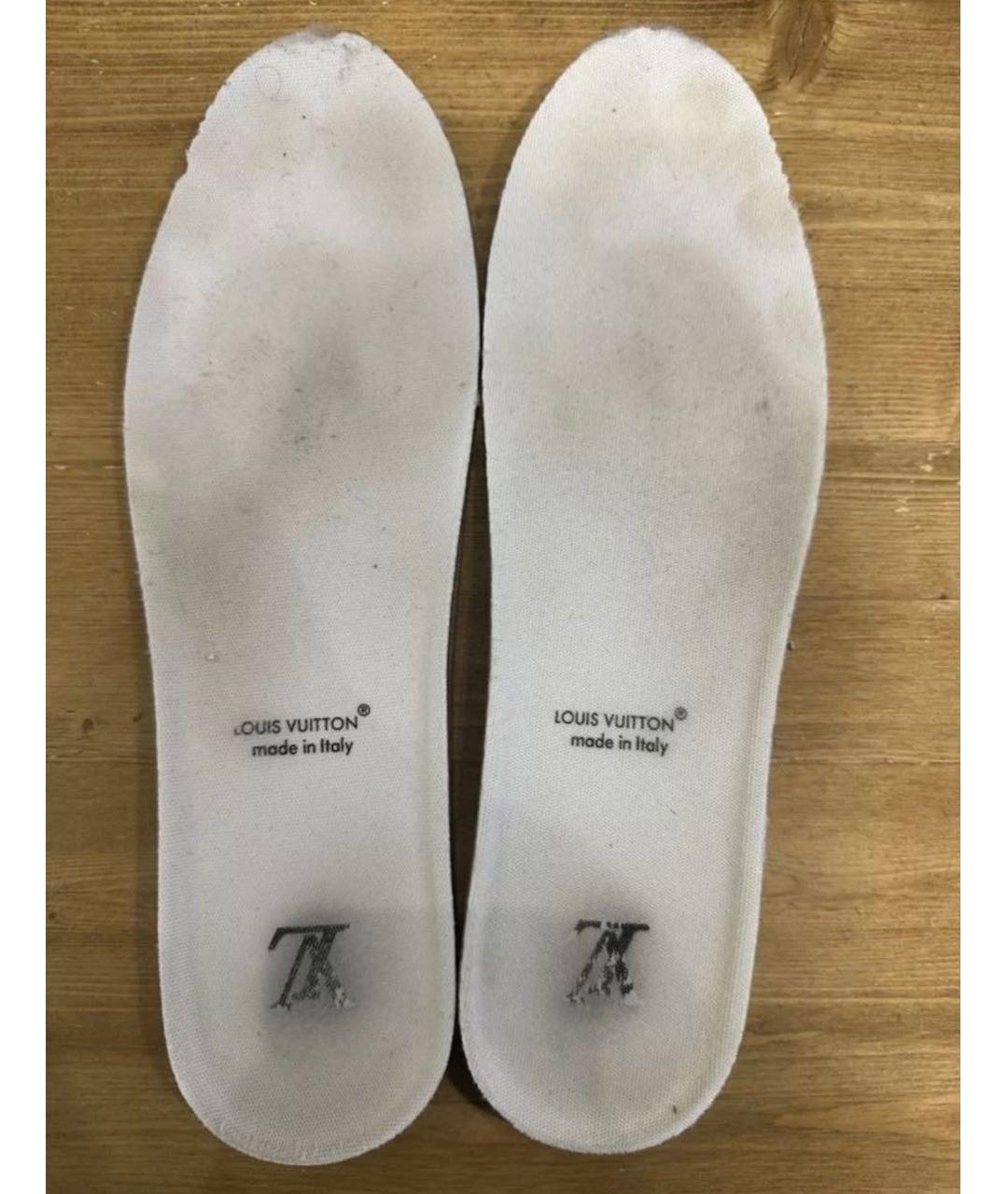 LOUIS VUITTON Белые низкие кроссовки / кеды, фото 6