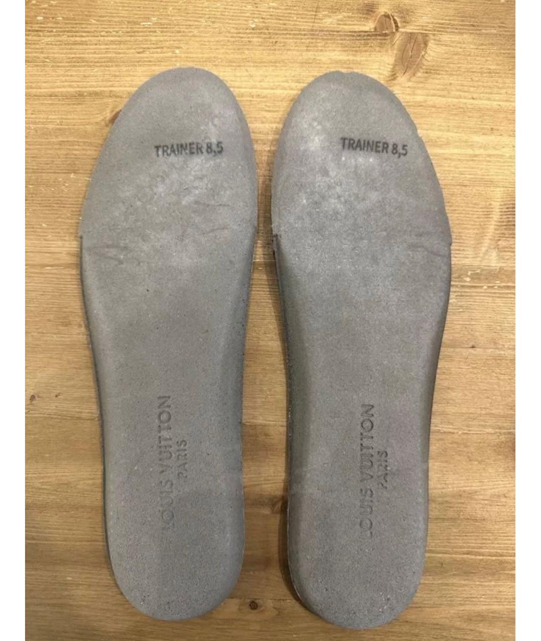 LOUIS VUITTON Белые низкие кроссовки / кеды, фото 7