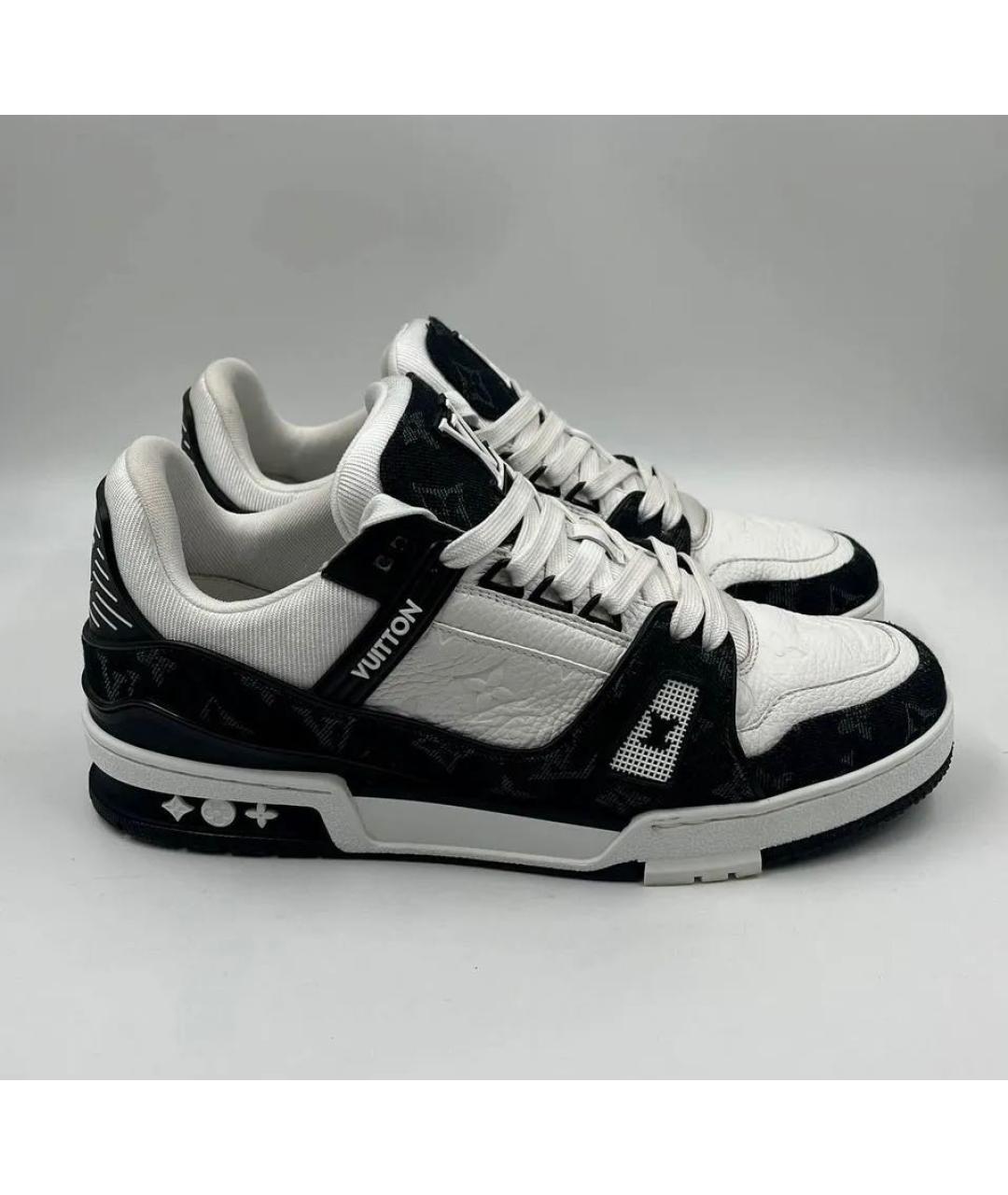 LOUIS VUITTON Белые низкие кроссовки / кеды, фото 9