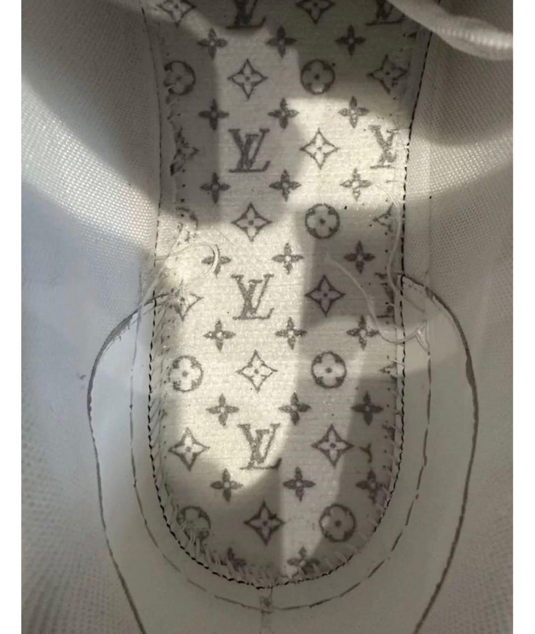 LOUIS VUITTON Белые низкие кроссовки / кеды, фото 8