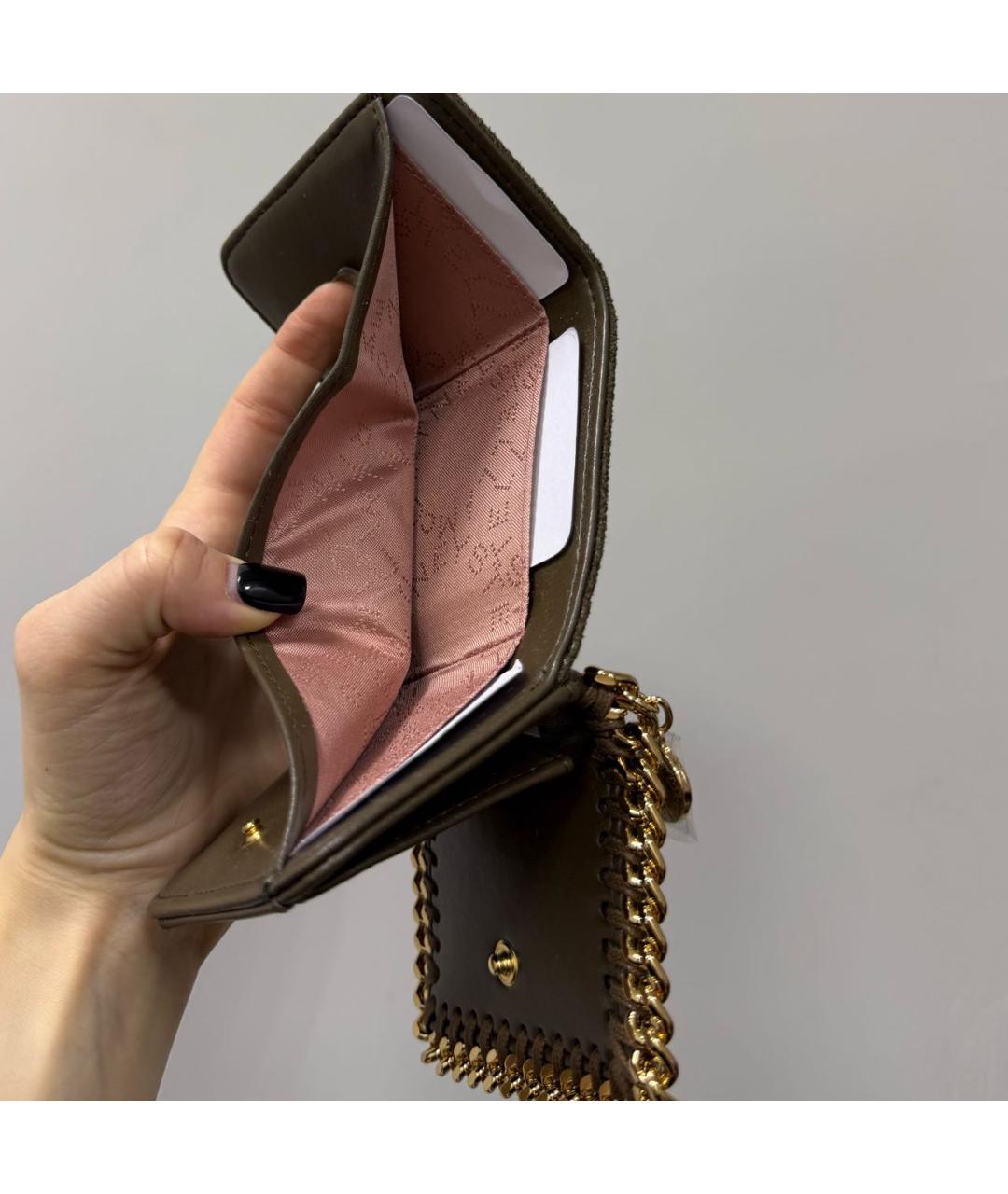 STELLA MCCARTNEY Коричневый кошелек, фото 3