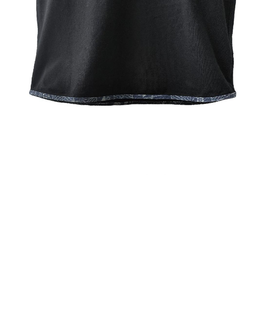 VISVIM Черная хлопковая футболка, фото 4