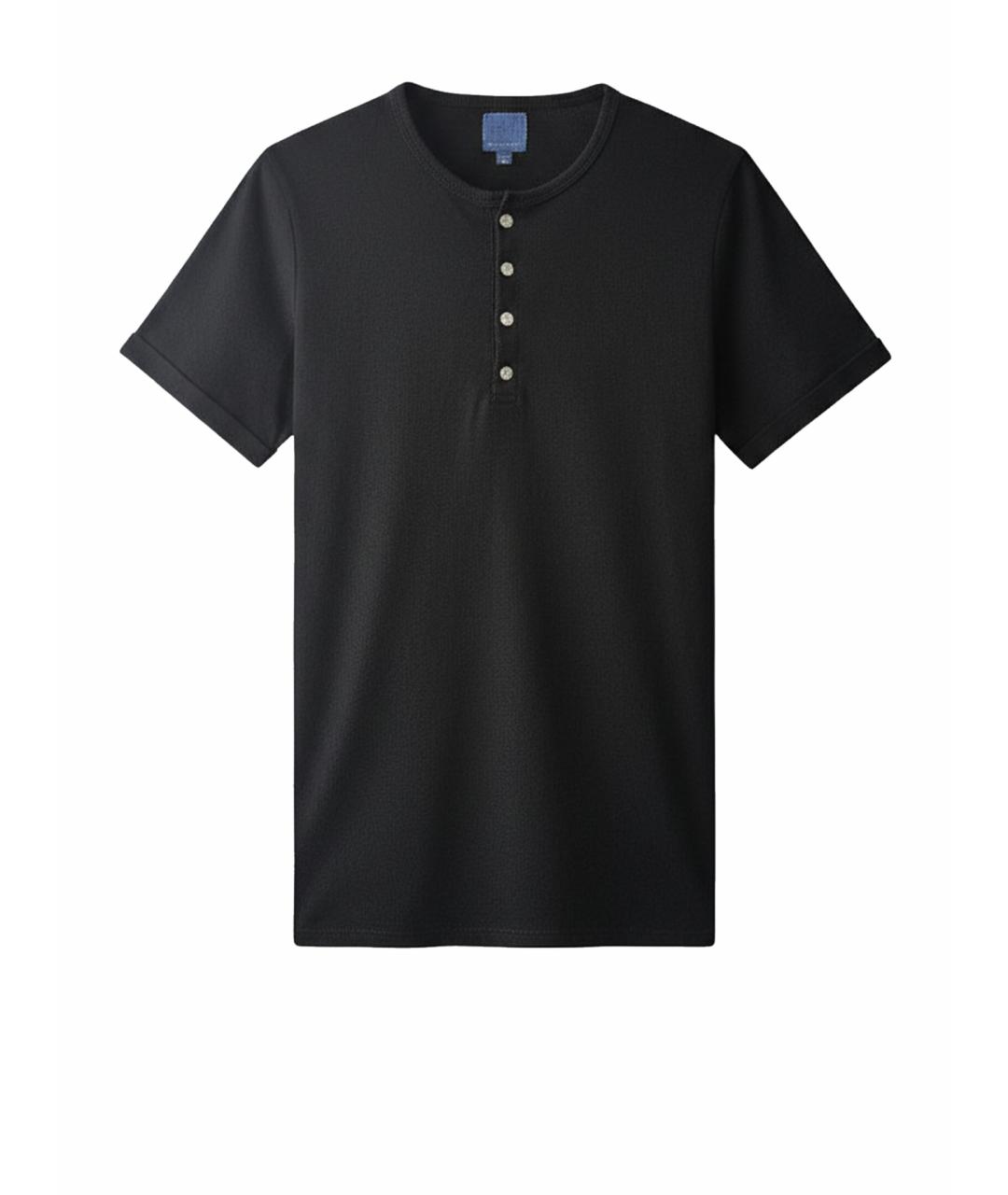 VISVIM Черная хлопковая футболка, фото 1