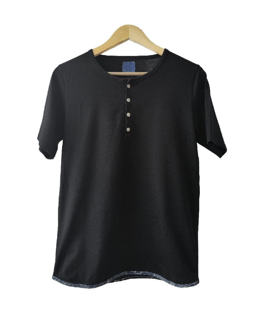 VISVIM Черная хлопковая футболка, фото 6