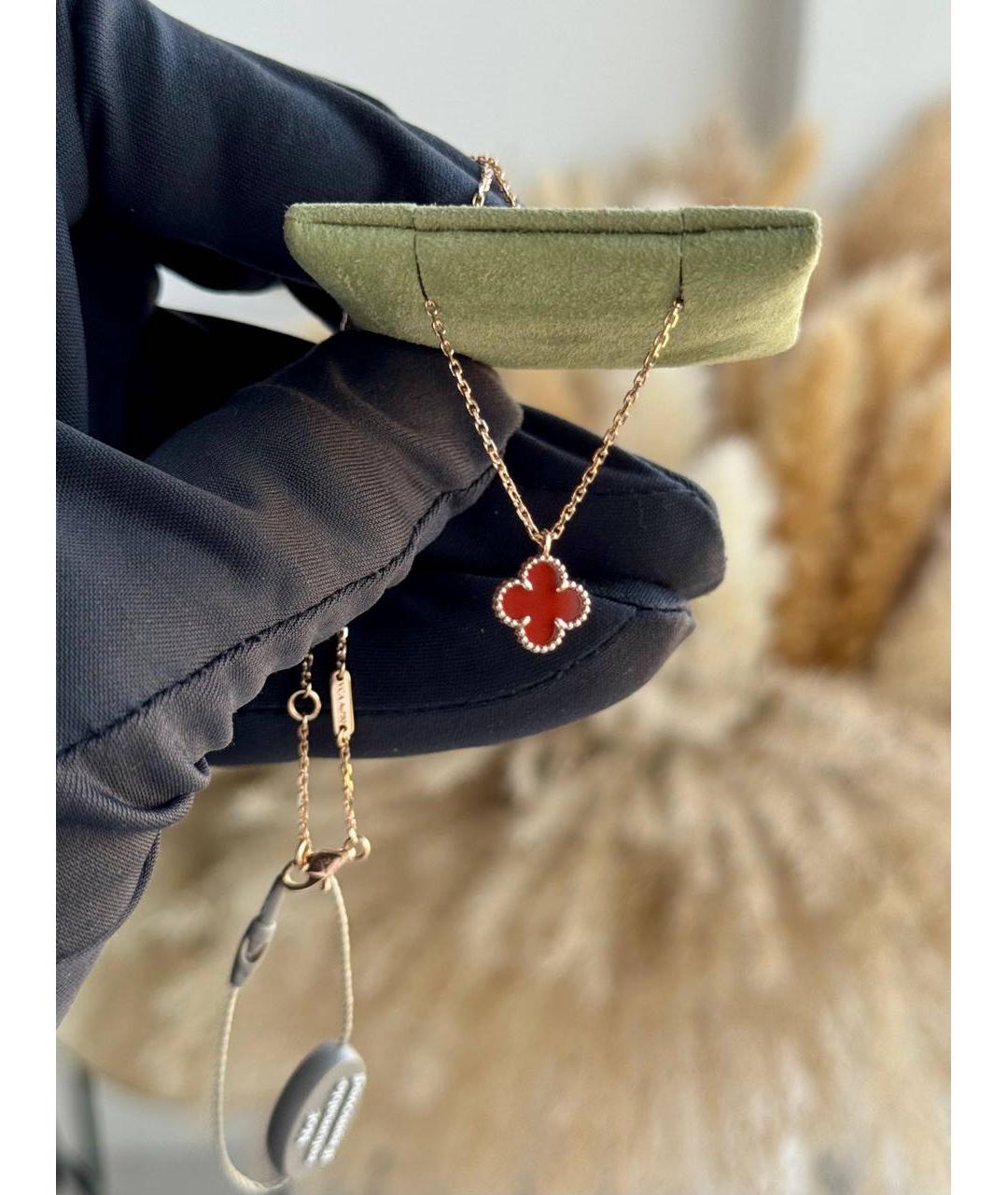 VAN CLEEF & ARPELS Красное колье из розового золота, фото 4