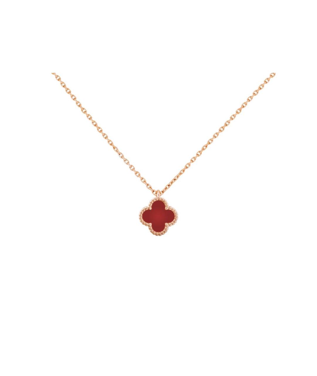 VAN CLEEF & ARPELS Красное колье из розового золота, фото 9