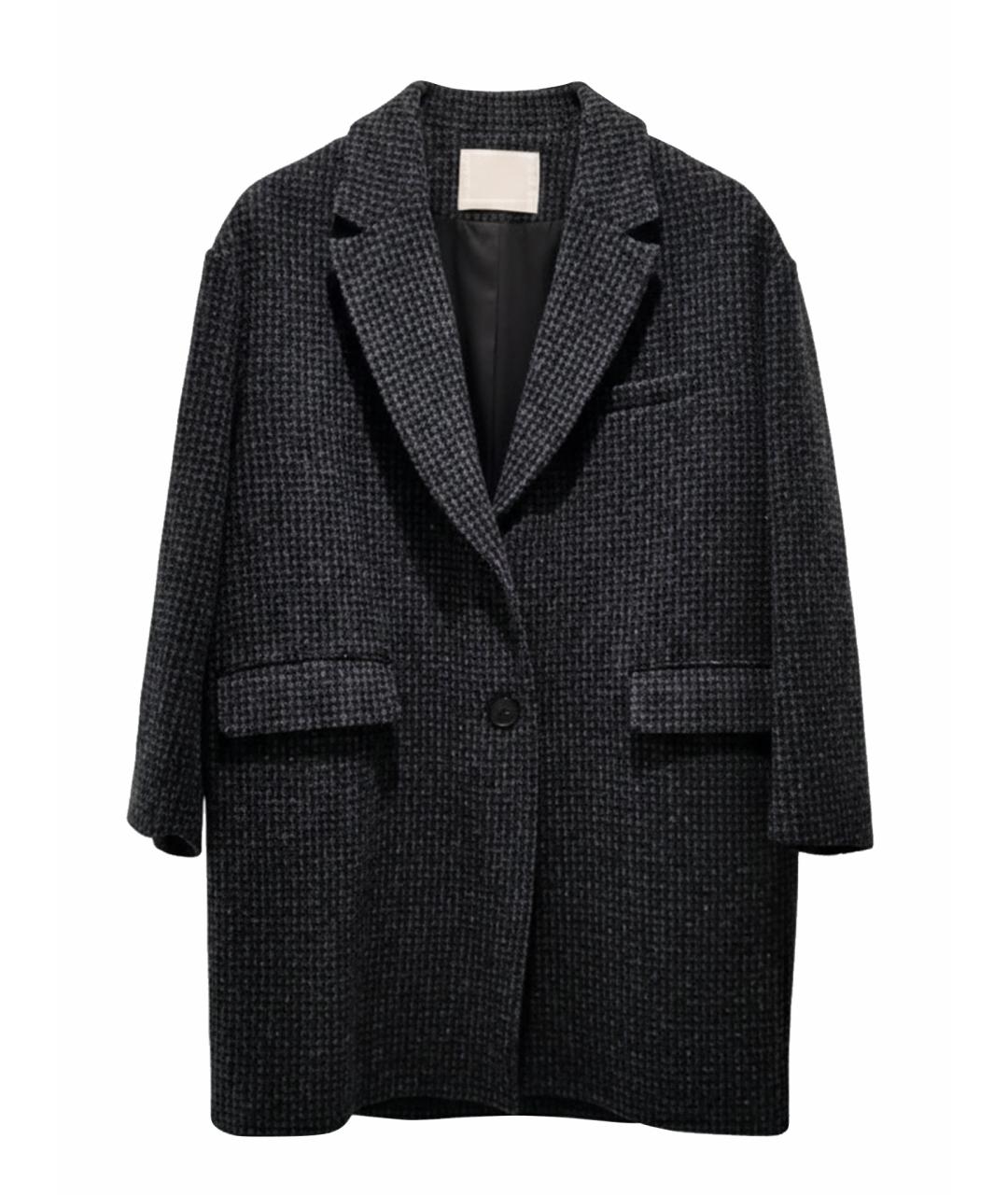 ISABEL MARANT ETOILE Синее шерстяное пальто, фото 1