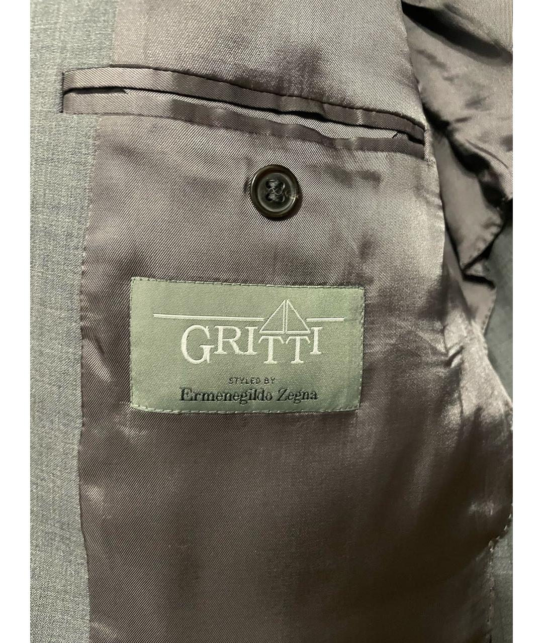 ERMENEGILDO ZEGNA XXX Серый шерстяной пиджак, фото 3