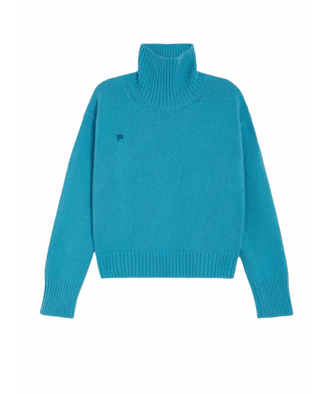 THE PANGAIA Голубой кашемировый джемпер / свитер, фото 1