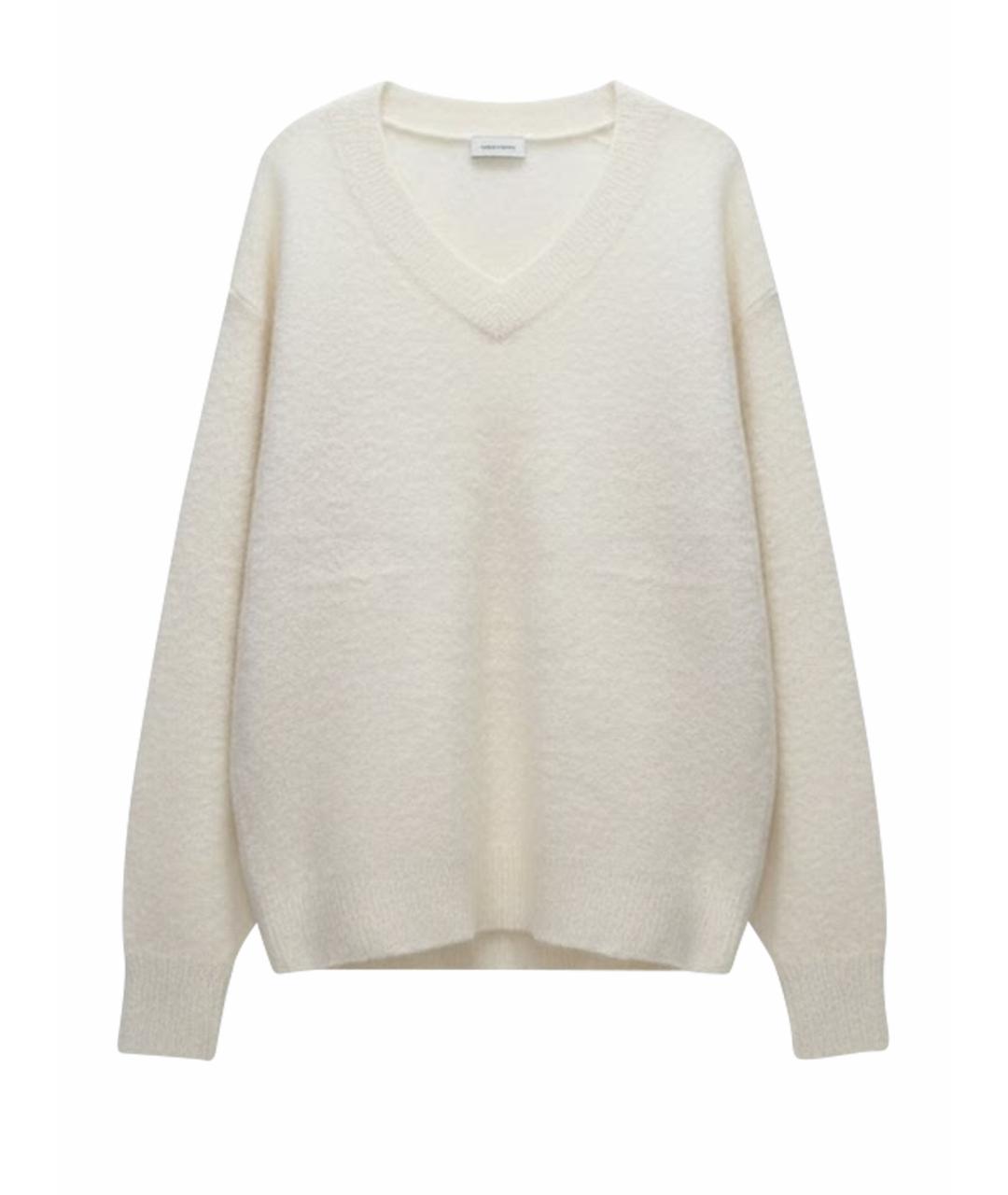 CALVIN KLEIN Бежевый шерстяной джемпер / свитер, фото 1