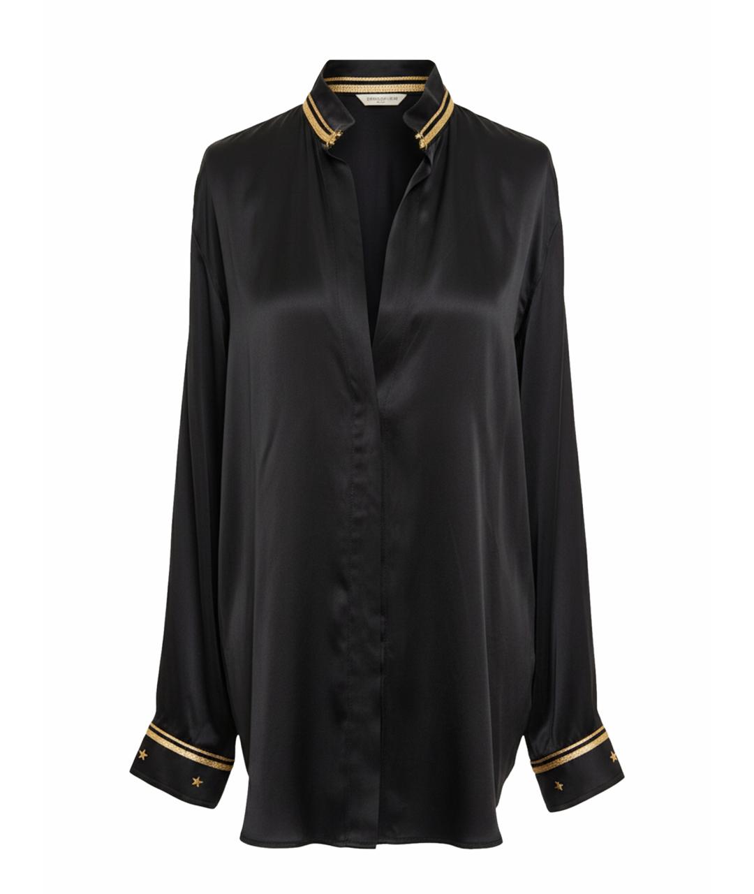 BALMAIN Черная шелковая блузы, фото 1