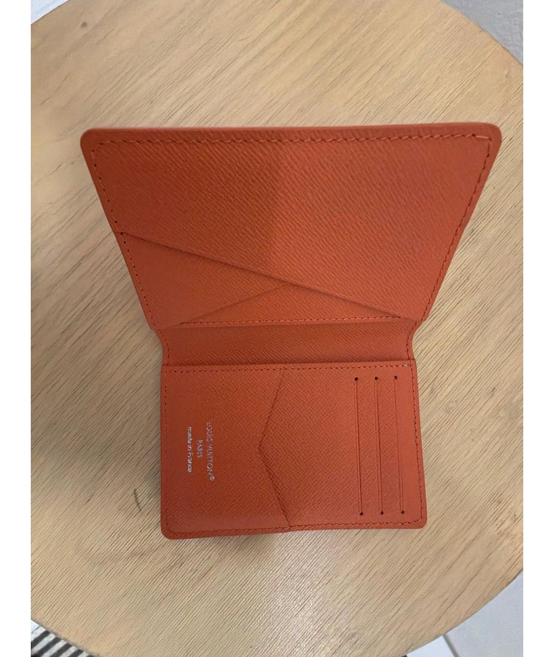 LOUIS VUITTON Оранжевый кардхолдер, фото 2