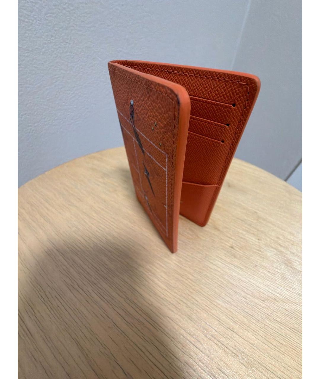 LOUIS VUITTON Оранжевый кардхолдер, фото 4