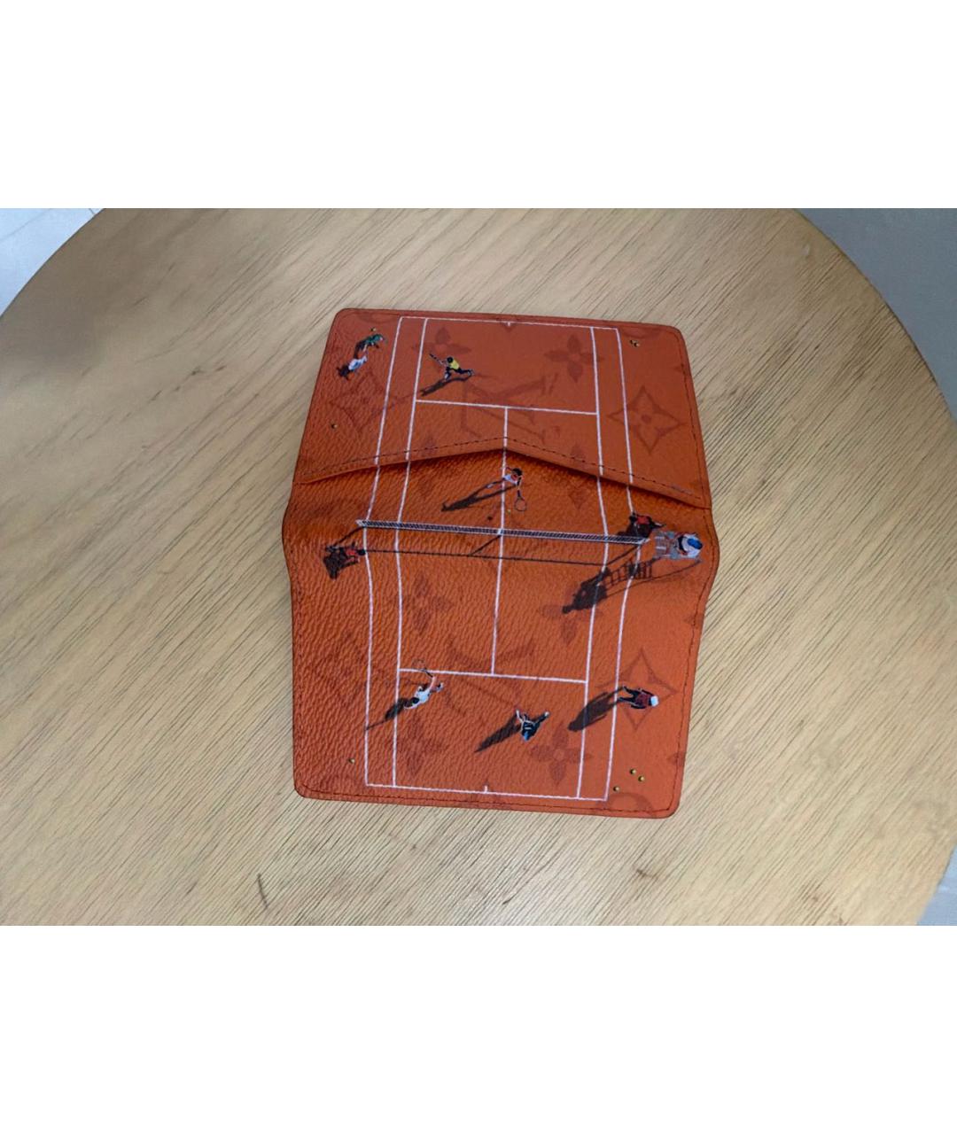 LOUIS VUITTON Оранжевый кардхолдер, фото 3