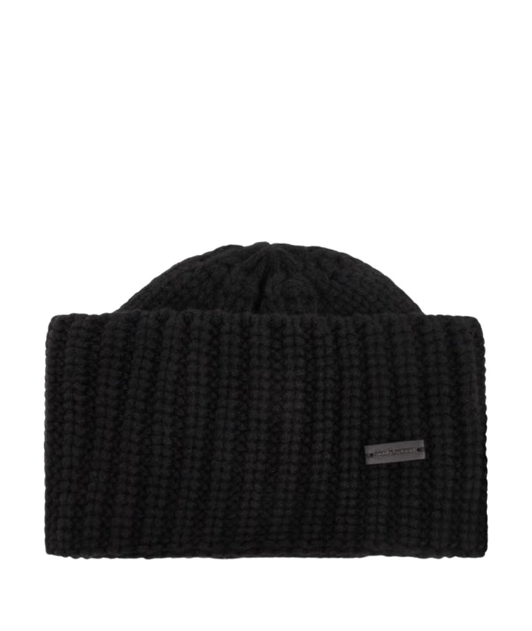 SAINT LAURENT Черная кашемировая шапка, фото 1