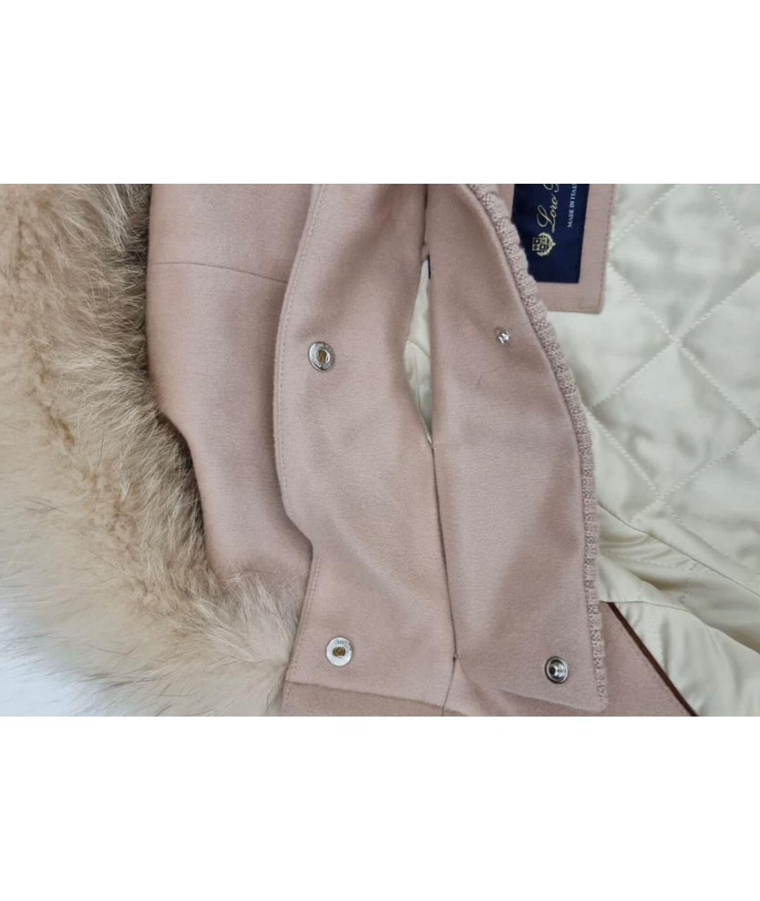 LORO PIANA Розовая кашемировая парка, фото 8