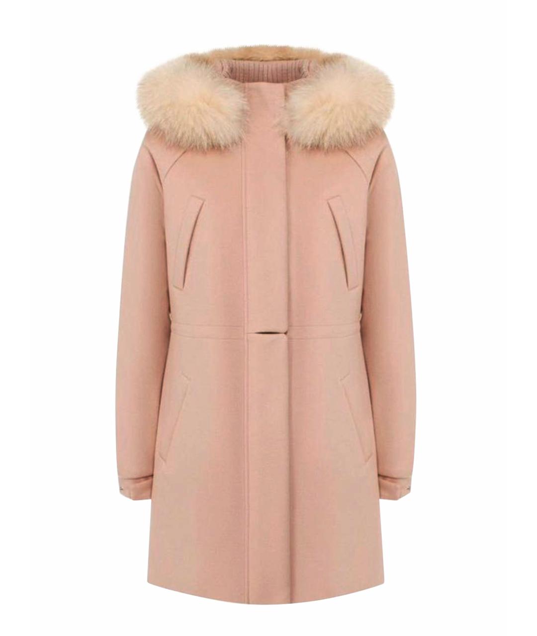 LORO PIANA Розовая кашемировая парка, фото 1