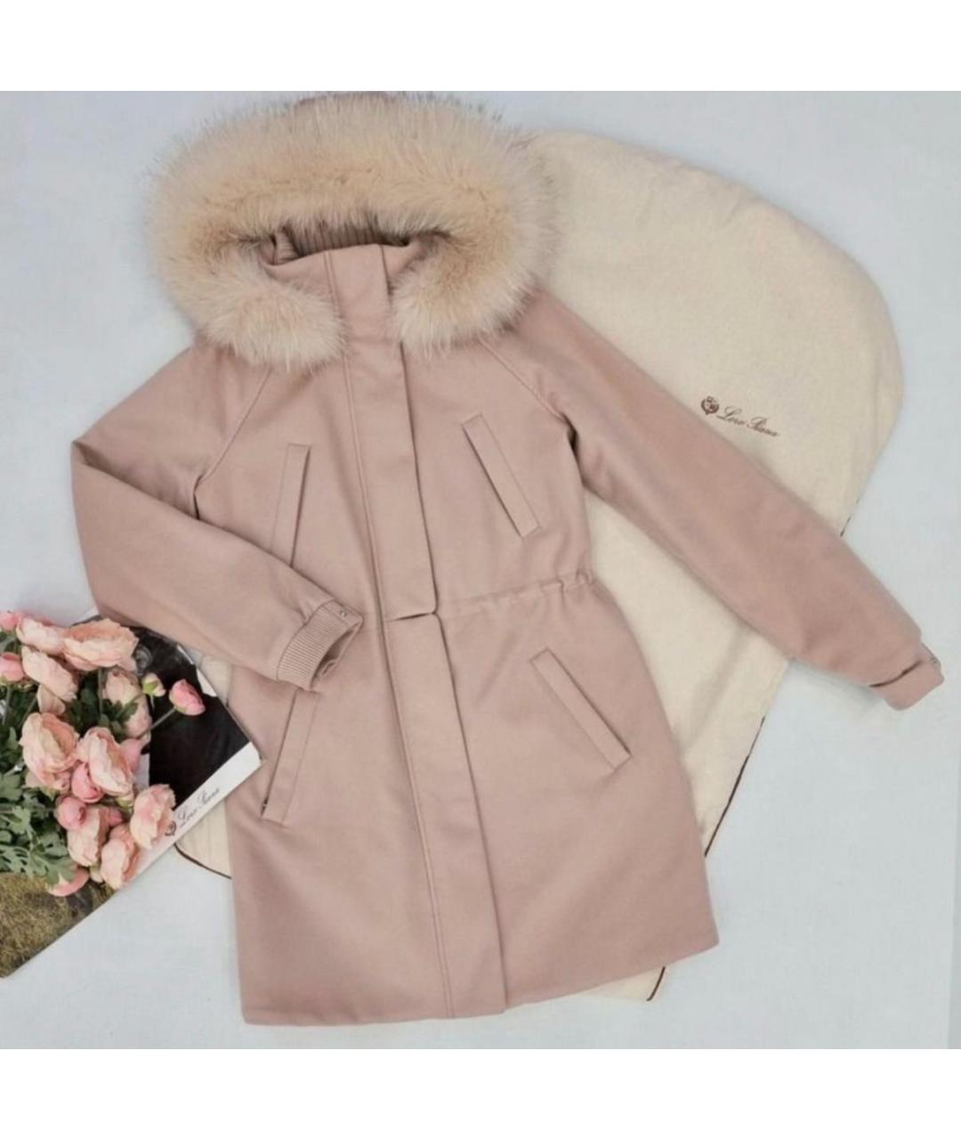LORO PIANA Розовая кашемировая парка, фото 9