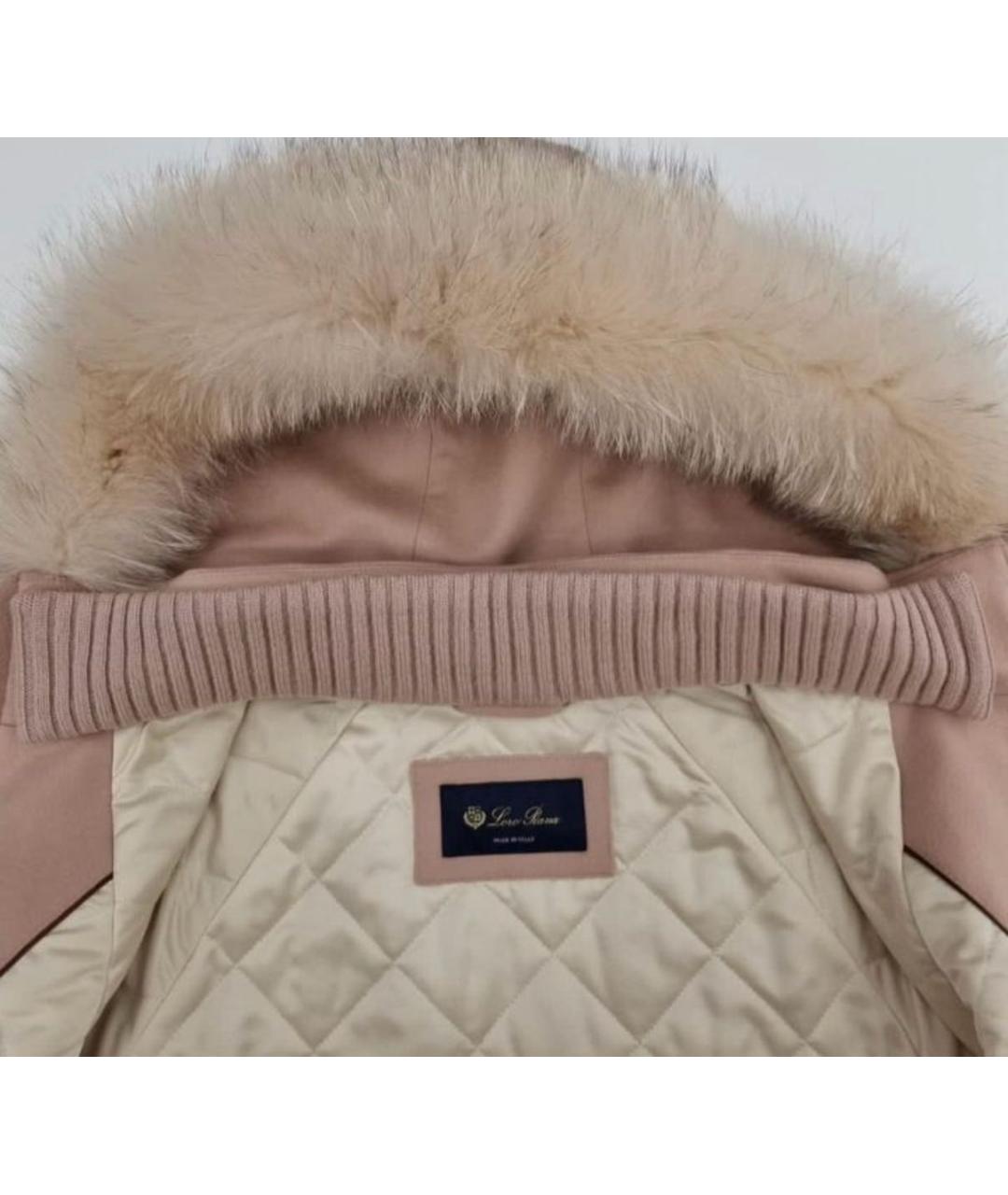 LORO PIANA Розовая кашемировая парка, фото 6