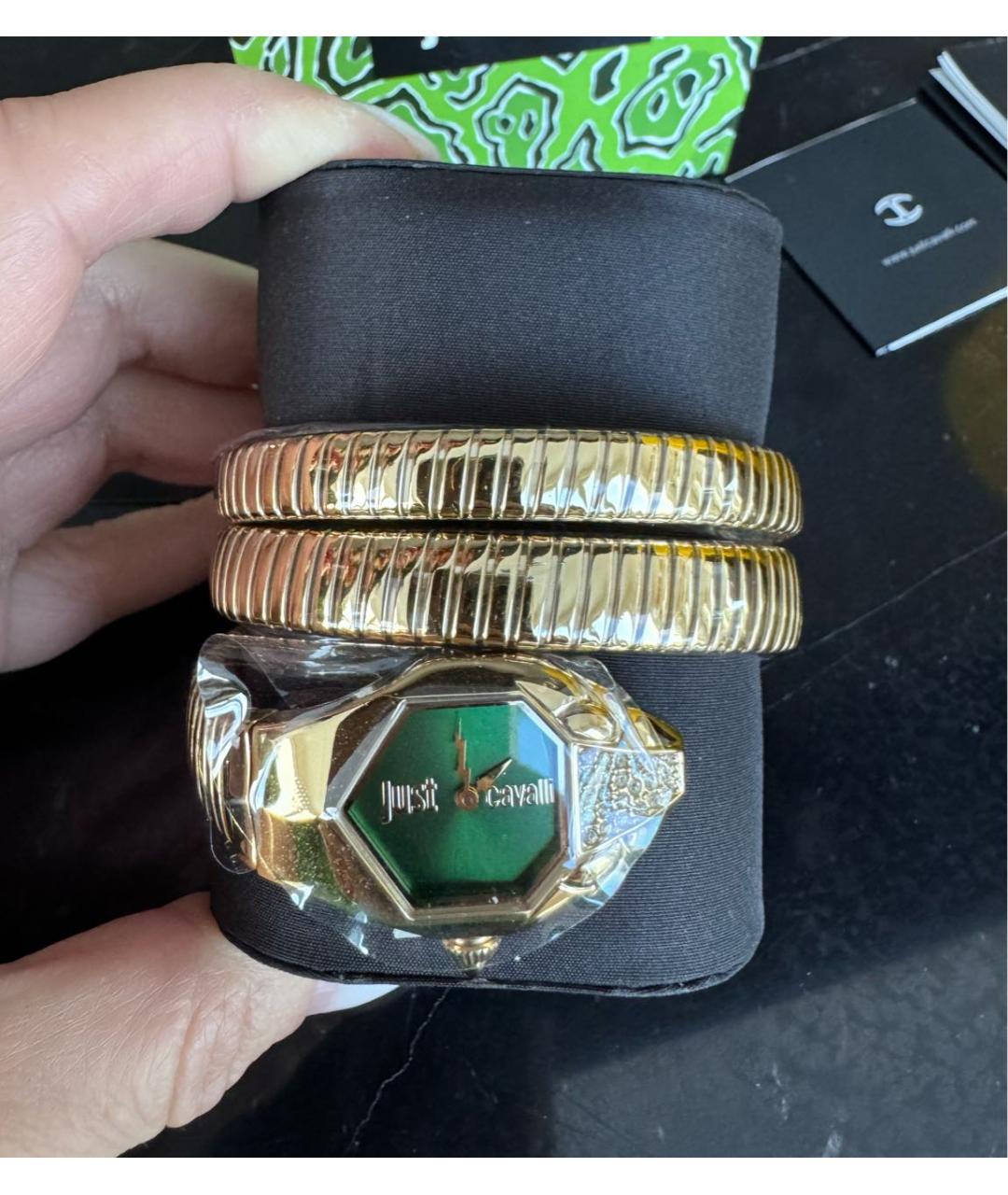 JUST CAVALLI Золотые часы, фото 5