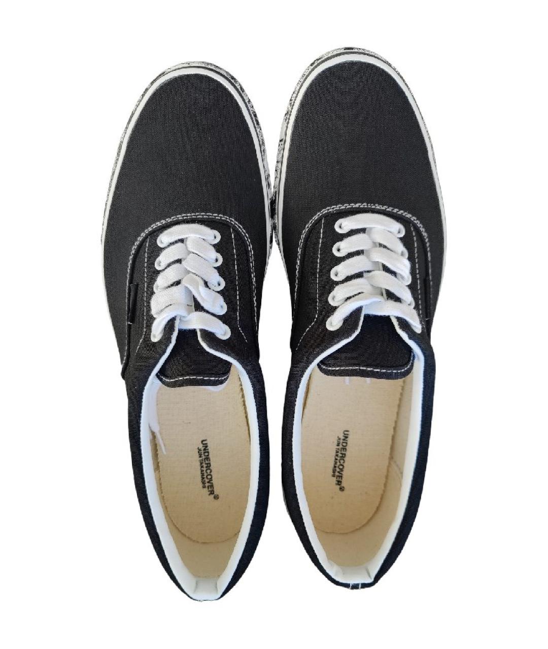 UNDERCOVER Черные низкие кроссовки / кеды, фото 3