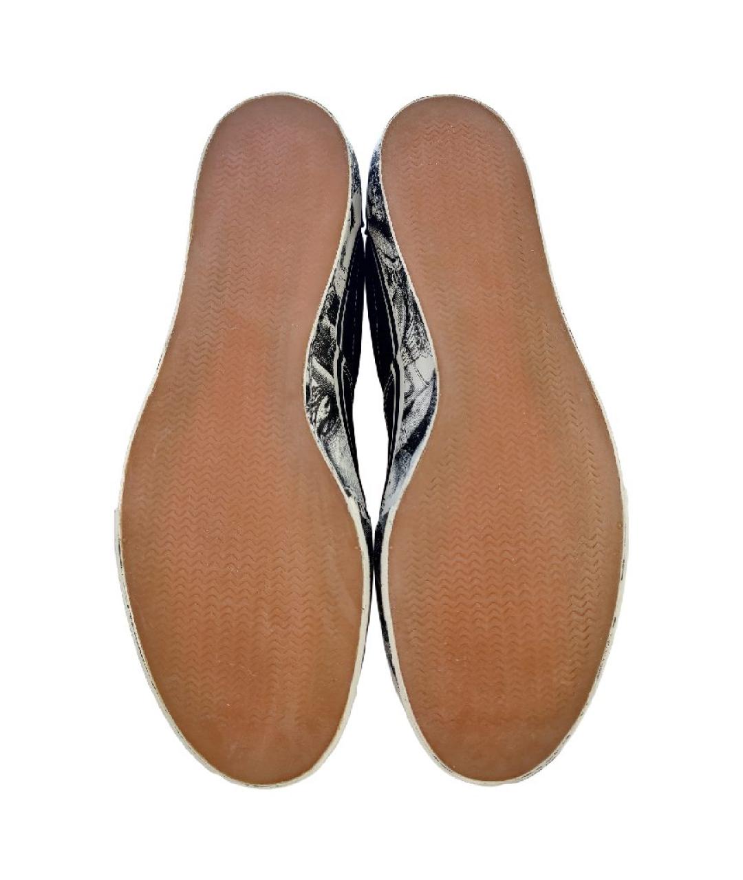 UNDERCOVER Черные низкие кроссовки / кеды, фото 6