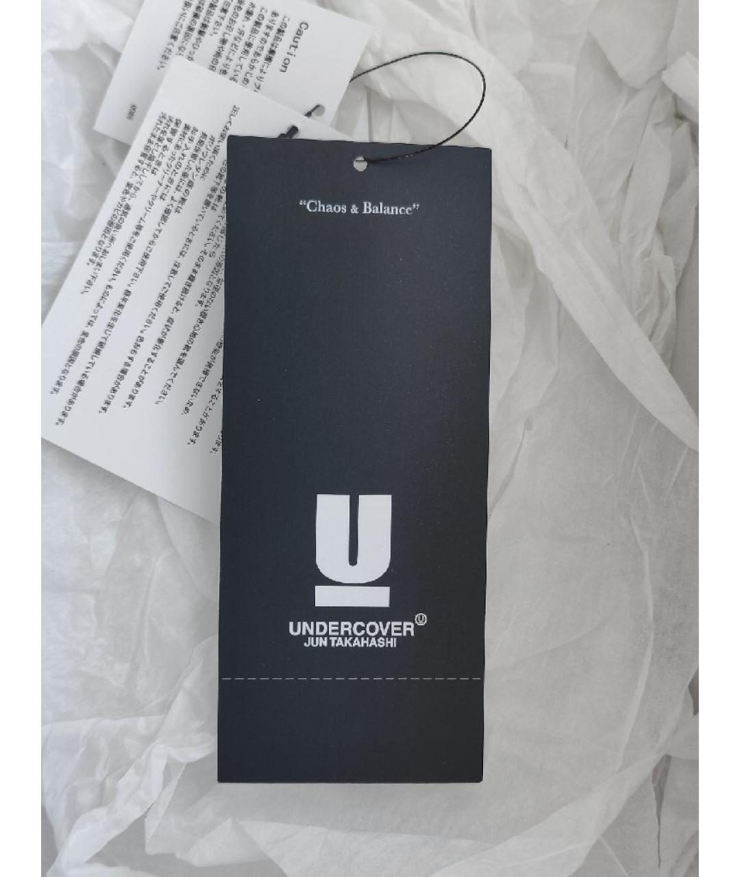 UNDERCOVER Черные низкие кроссовки / кеды, фото 9