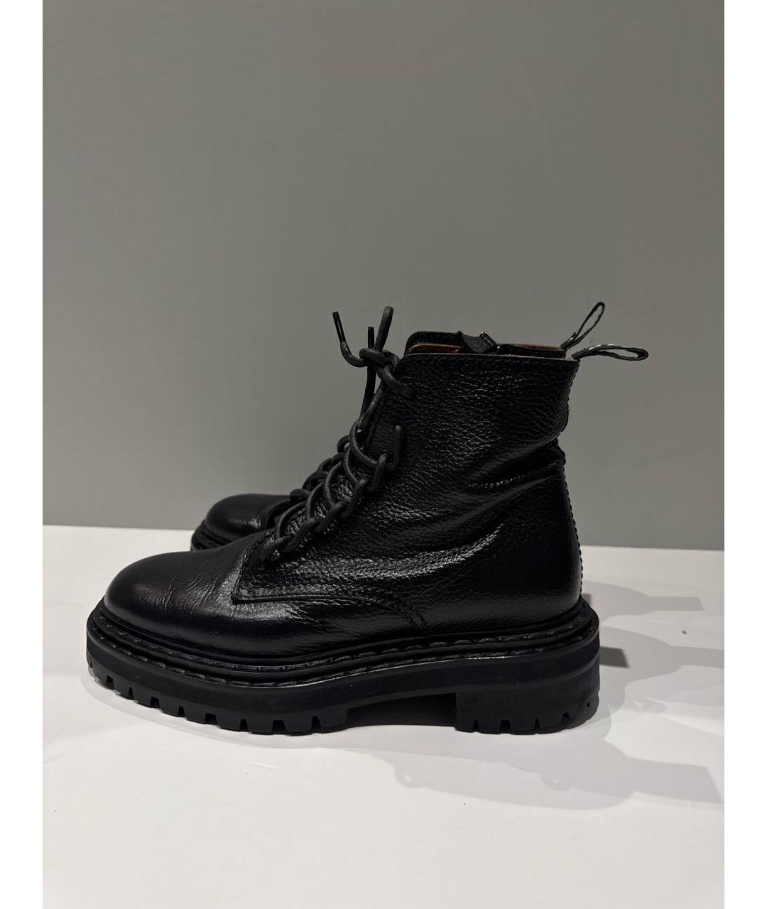 PROENZA SCHOULER Черные кожаные ботинки, фото 9