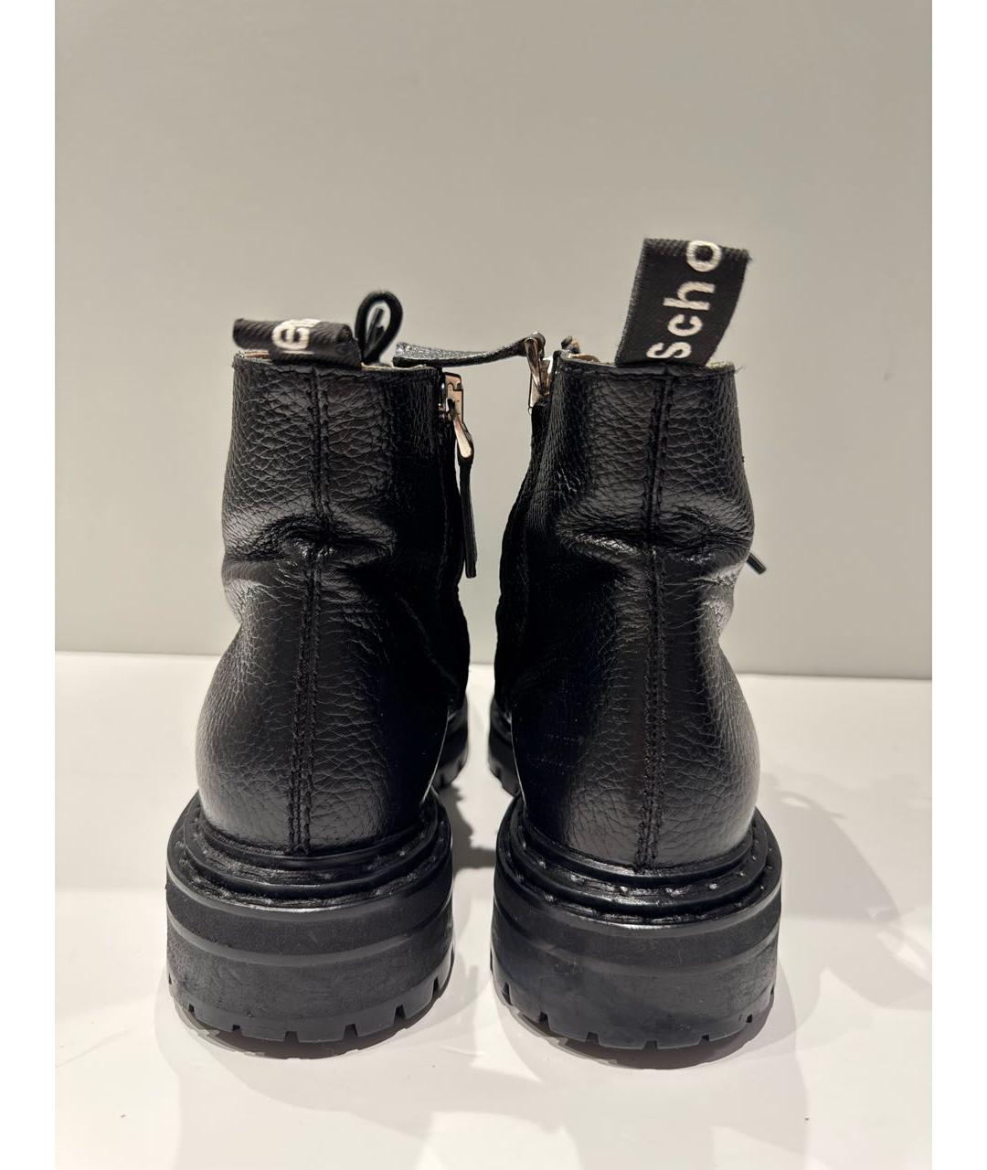 PROENZA SCHOULER Черные кожаные ботинки, фото 6