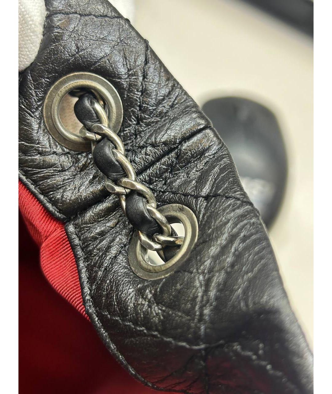 CHANEL Черный кожаный рюкзак, фото 6
