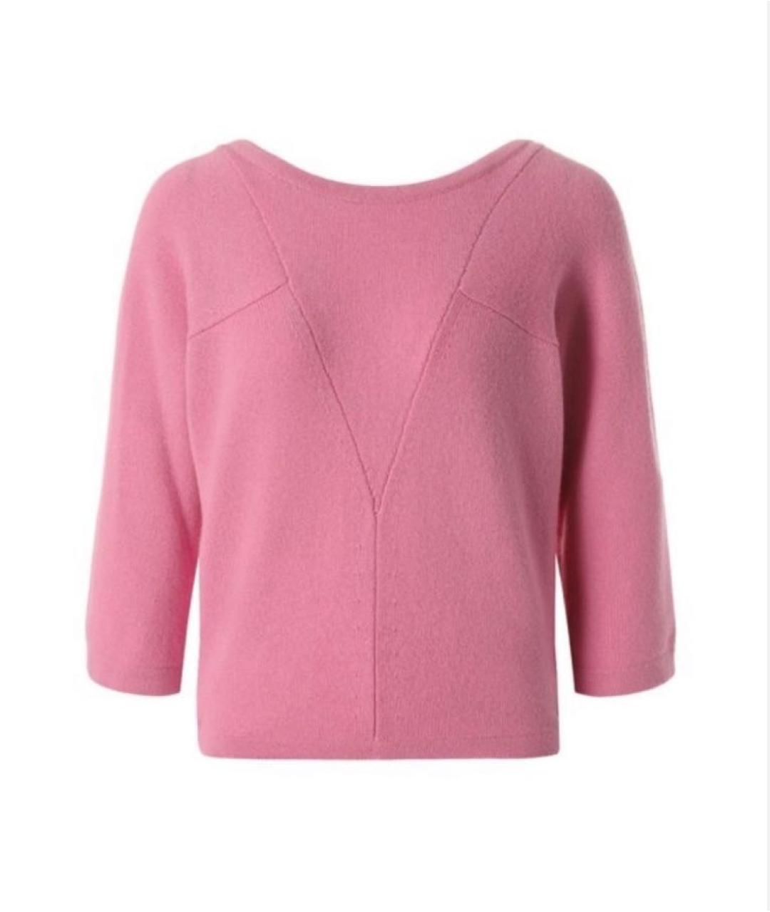 CHANEL Розовый кашемировый джемпер / свитер, фото 2